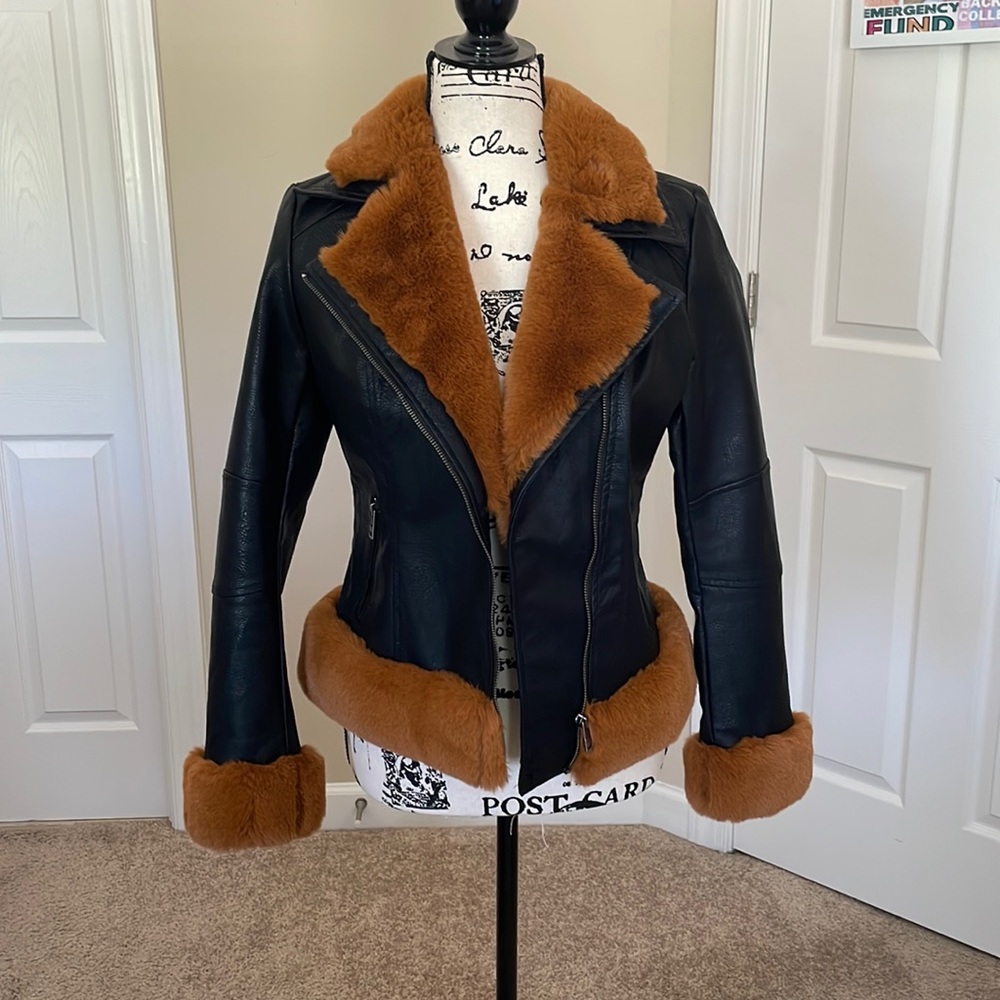Martha Faux Leather Jacket